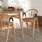 Bali & Pari Cyntia Modern Bohemian Natural Brown Rattan Counter Stool 235-13349-ZORO - alternate 2